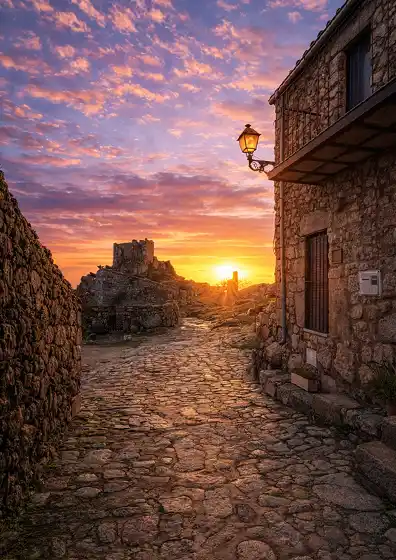 Castillo atardecer